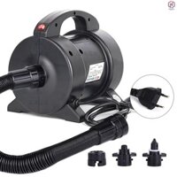Máy bơm điện cầm tay 1600W Máy bơm nệm không khí lạm phát nhanh Máy bơm không khí điện Máy bơm hơi với 2 đầu phun cho thuyền bè giường không khí