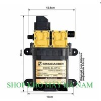 Máy bơm đôi SINLEADER-SUMO- OSAKA tăng áp lực nước mini 12V 120W Lưu lượng 7- 9L/phút . KHO MÁY HÀ NAM