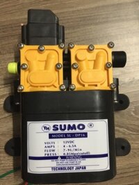 Máy bơm đôi SUMO tăng áp lực nước mini 12V 120W Lưu lượng 9L/phút