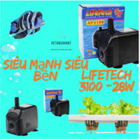 Máy bơm hồ cá cảnh và bể thủy sinh hiệu lifetech Ap 3100 Hàng Lifetech nhập TQ