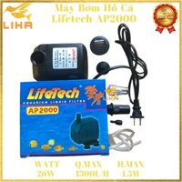 Máy Bơm Hồ Cá Lifetech AP2000 (26W-1300L/H-1.5M) - Máy Bơm Nước Hồ Cá