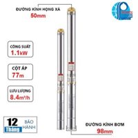 Máy bơm hỏa tiễn giếng khoan ShowFou 4SAM6/11 (1.1kW)