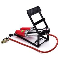 Máy bơm hơi bánh xe, lốp xe với 2 ống hơi Da Li Shen 49x31x47cm, giúp tiết kiệm thời gian và lực bơm dễ đạp dễ xếp gọn
