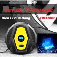 MÁY BƠM HƠI BƠM LỐP XE MÁY VÀ ÔTÔ XE HƠI TỰ ĐỘNG NGẮT THÔNG MINH SỬ DỤNG ĐIỆN 12V HÀNG CAO CẤP