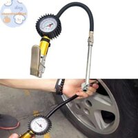 Máy bơm hơi đo lường Máy bơm hơi lốp Máy bơm hơi 12 Máy bơm hơi lốp tự kẹp có đồng hồ đo áp suất không khí và đầu nối không khí nhanh VN