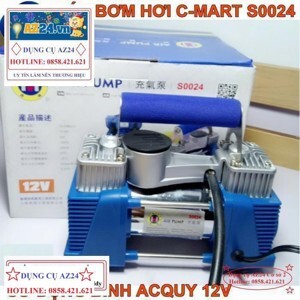 Máy bơm hơi dùng bình Acquy C-Mart S0024