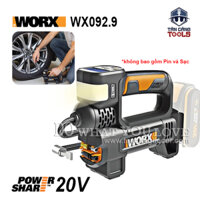 Máy Bơm Hơi Dùng Pin Worx 20 V WX092.9 ( Thân Máy )