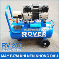 Máy bơm hơi khí nén không dầu 220V 2HP 30L ROVER RV-230