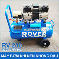 Máy bơm hơi khí nén không dầu 220V 2HP 30L ROVER RV-230