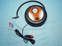 Máy bơm hơi mini 12V, máy bơm bánh xe hơi xe máy 12V