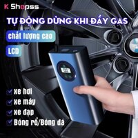 Máy bơm hơi mini không dây cầm tay,sạc USB, ngắt tự động,theo dõi áp suất lốp