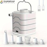 Máy bơm hơi Mini ZAPPOIYAP Máy bơm hơi không dây Thiết bị cắm trại Vòng bơi