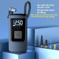 Máy bơm hơi ô tô không dây 220V-Màn hình kỹ thuật số công suất cao, ô tô, xe máy, xe điện, xe đạp