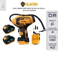 Máy bơm hơi pin HUKAN Z1000, Bơm lốp ô tô, xe đạp, xe máy, phao bơi, đệm khí, bóng, chính hãng