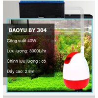 Máy bơm hút đáy BAOYU BY-304 40W bơm chìm hút cặn 360 độ bể cá cảnh thủy sinh BY304