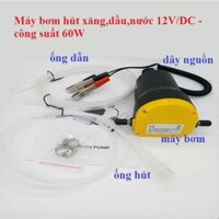 máy bơm hút xăng dầu 12V