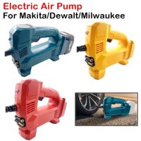 Máy bơm không khí điện Cho Makita/Dewalt/Milwaukee 18V Pin Li-ion Không Dây Máy Bơm Hơi Lốp Xe Ô Tô Di Động Không Khí Với Màn Hình Hiển Thị Kỹ Thuật Số đèn LED