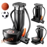 Máy bơm không khí lốp xe đạp có đồng hồ đo Máy bơm hơi xe đạp Presta Schrader Van bơm xe máy điện cho xe máy điện [icebeauty888.vn]