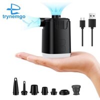 Máy bơm không khí Mini di động dành cho bơm hơi: Tích hợp pin 4000MAh có thể sạc lại, 2 chế độ lạm phát Mạnh hơn / Bình thường