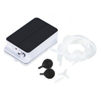 Máy bơm không khí năng lượng mặt trời di động Cung cấp oxy Bể cá Máy bơm bể bơi USB