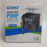 Máy Bơm Lọc Thác Hồ Cá SOBO WP-607H Công Suất 12W Treo Nhỏ Gọn Tiện Lợi Tạo Dòng Chảy Tự Nhiên Oxi Cho Bể Cá Cảnh