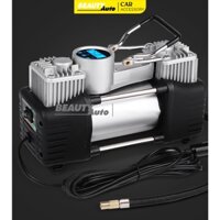 Máy Bơm Lốp Ô Tô 12V 2 Pít Tông, Bơm Lốp Xe Hơi Siêu Khỏe, Siêu Nhanh, Bơm Xe Sedan, SUV, Bán Tải - BẢO HÀNH 6 THÁNG
