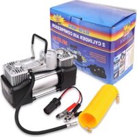 Máy bơm lốp ô tô 12V TBO-350W 2 pít tông, Bơm lốp xe hơi, bơm vỏ xe Sedan, SUV, Bán tải, Xe tải nhỏ
