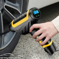 Máy bơm lốp ô tô Air Pump cầm tay tự ngắt, đồng hồ điện tử
