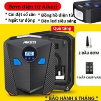 Máy bơm lốp ô tô AKESI với đồng hồ điện tử tự động ngắt khi đầy xilanh 22mm.