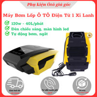 Máy Bơm Lốp Ô Tô Điện Tử Thông Minh Tự Ngắt, 1 Xi Lanh, Công Suất 120W