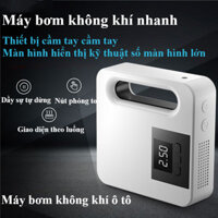 Máy Bơm Lốp Ô Tô Điện Tử Thông Minh Toyota, Màn Hình Kỹ Thuật Số, Áp Suất 150 PSI, Di Động, Sạc 12V