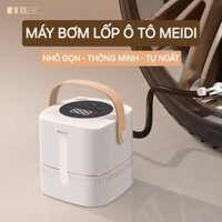 Máy bơm lốp ô tô MEIDI - Bơm lốp điện tử xe hơi, tự động ngắt, cân bằng áp suất, dây 3,5m rút gọn