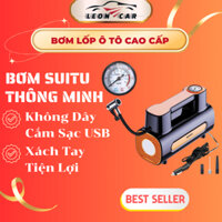 Máy Bơm Lốp Ô Tô Suitu Thông Minh - Bơm Lốp Xe Không Dây, Cắm Sạc USB Cồng Suất Cao Nhỏ Gọn Xách Tay Dễ Dàng Tiện Lợi