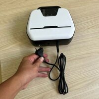 Máy bơm lốp ô tô xe máy xe đạp bơm phao dùng được cả điện 12V và 220V có màn hình điện tử (BXD04)