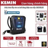 Máy bơm lốp oto xe hơi hàng hiệu cao cấp MICHELIN màn LED tự động ngắt khi đủ Áp - Bơm bền tốt xịn, nhanh khoẻ - 12266