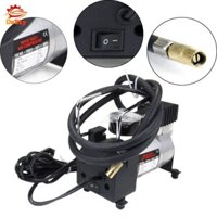 Máy bơm lốp tự động dolity Kim loại đa năng 12V với đồng hồ đo áp suất lốp Xe hơi di động