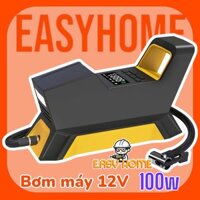 Máy bơm lốp xe hơi Hãng CARSUN , bơm điện ô tô 100W, có đèn pin, nguồn 12V