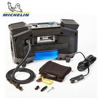 Máy Bơm Lốp Xe Ô Tô Michelin 12314 Kĩ Thuật Số 2 Piston Tự Động Ngắt Cao Cấp HÀNG CHÍNH HÃNG (dùng được cho xe tải nhỏ)