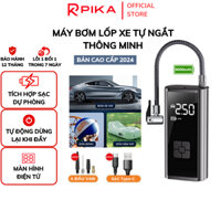 Máy Bơm Lốp Xe Ô Tô MUSELOVE Tự Ngắt Dùng Pin Tích Hợp Sạc Dự Phòng Màn Hình Điện Tử BXO02