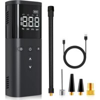 Máy bơm lớp xe sạc USB, máy bơm bánh xe
