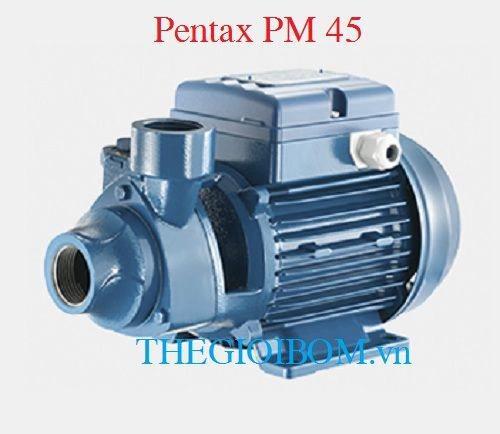 Máy bơm ly tâm dân dụng Pentax PM45 0.5HP - đầu gang