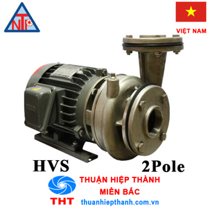 Máy bơm ly tâm dạng xoáy đầu inox NTP HVS280-13.7 205 5HP