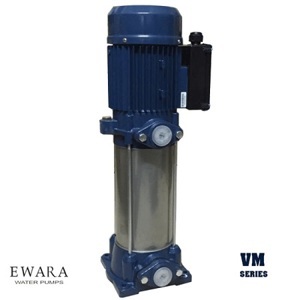 Máy bơm ly tâm trục đứng Inox đa tầng cánh EWARA VM 2-9*9 2HP
