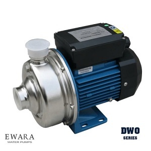 Máy bơm ly tâm trục ngang đầu inox cánh hở Ewara DWO 037T 0.5HP
