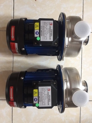 Máy bơm ly tâm trục ngang đầu inox cánh hở Ewara DWO 037T 0.5HP