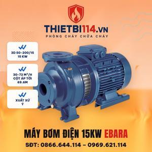 Máy bơm ly tâm trục ngang đầu gang Ebara 3D 50-200/15 20HP