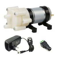 Máy bơm mini áp lực 12V 12W 2L kèm nguồn điện