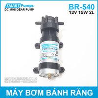 Máy bơm mini áp lực bánh răng 12V 15W 2L Smartpumps BR-540