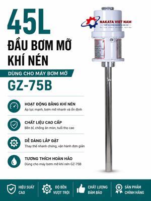 Máy bơm mỡ khí nén 45L Kocu GZ-75B