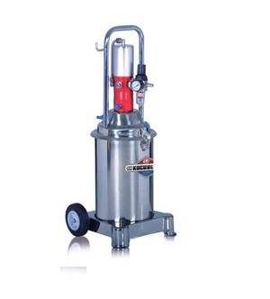 Máy bơm mỡ khí nén inox Kocu US-8 12 lít